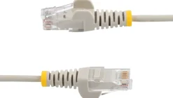 StarTech.com 10m Gray Slim CAT6 Ethernet Cable, Snagless, 28AWG,