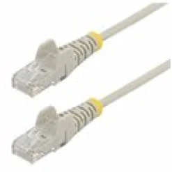 StarTech.com 10m Gray Slim CAT6 Ethernet Cable, Snagless, 28AWG,