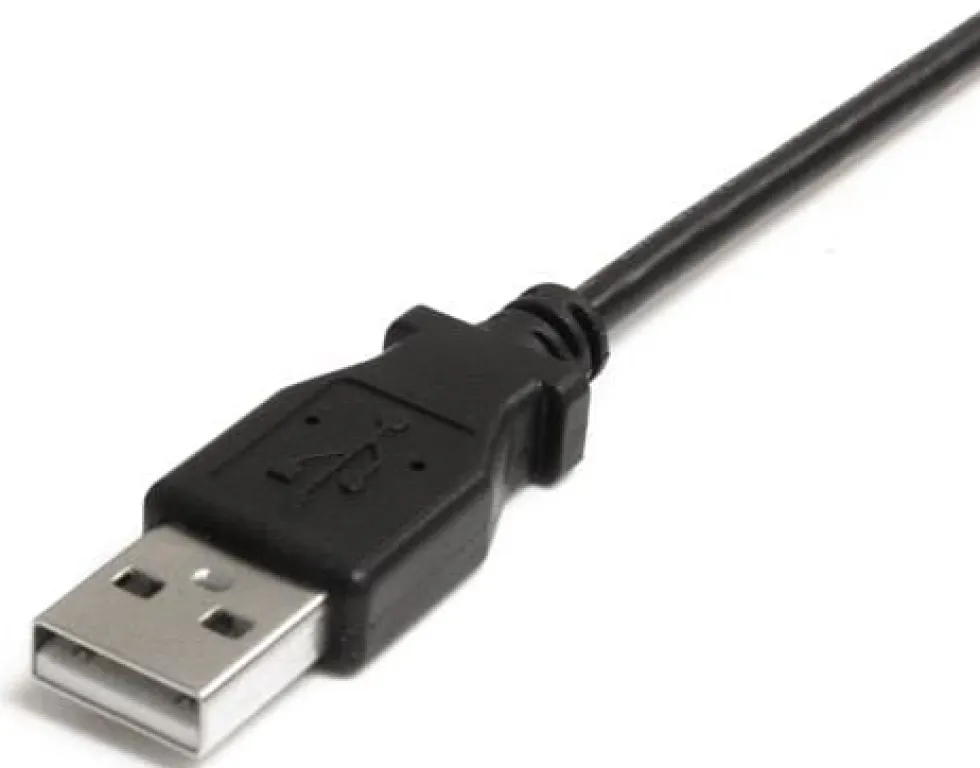 StarTech.com Mini USB-kabel - A till vänstervinklad Mini B