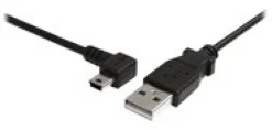 StarTech.com Mini USB-kabel - A till vänstervinklad Mini B