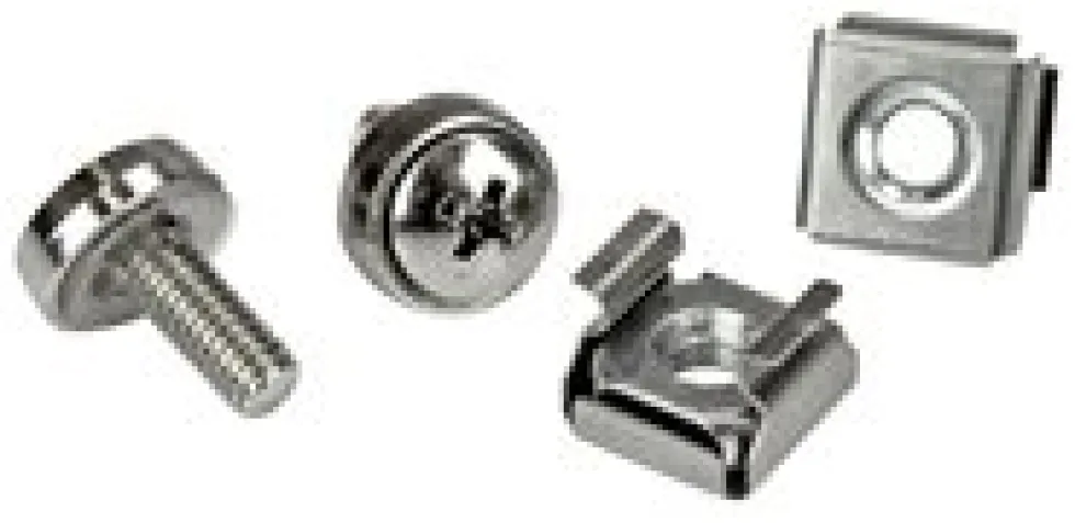 StarTech.com M5 Mounting Screws and Cage Nuts for Server Rack
