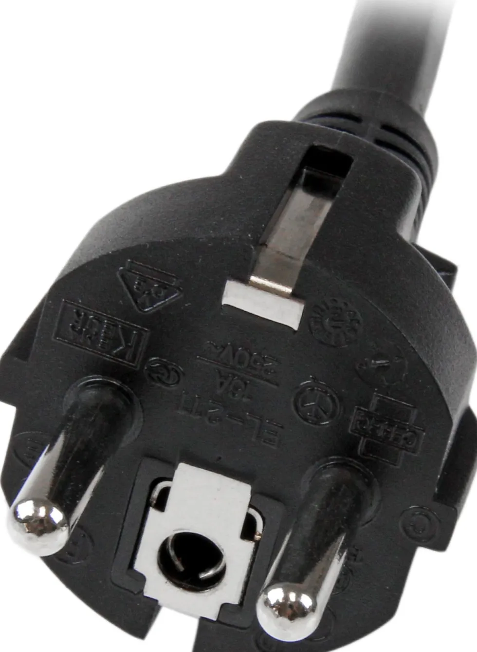 StarTech.com 2 m nätsladd för dator, 16AWG, EU Schuko till C19,
