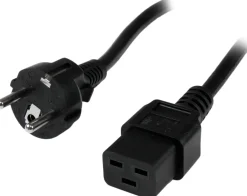 StarTech.com 2 m nätsladd för dator, 16AWG, EU Schuko till C19,