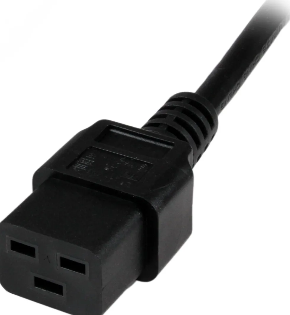 StarTech.com 2 m nätsladd för dator, 16AWG, EU Schuko till C19,