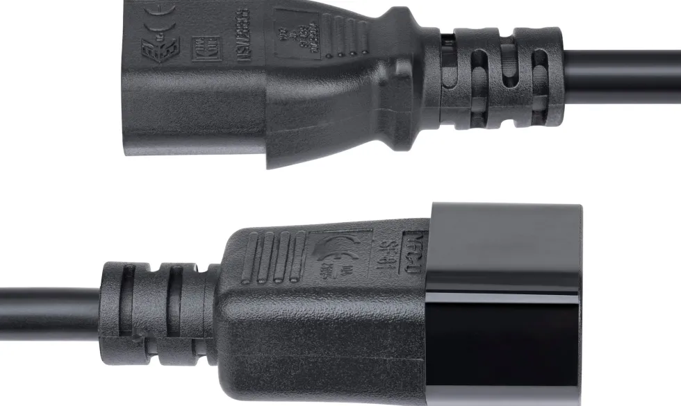 StarTech.com 4.5m Power Extension Cord, C14 to C13, 15A 250V,