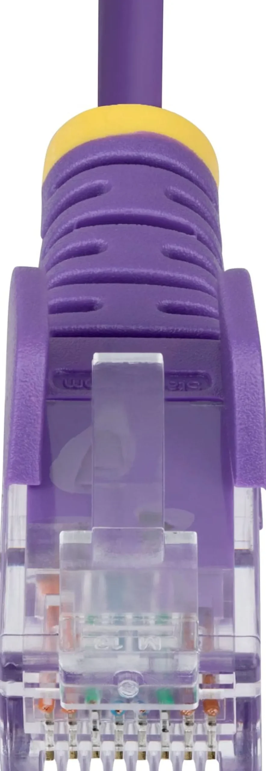 StarTech.com 2m Purple Slim CAT6 Ethernet Cable, Snagless,