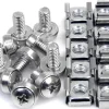StarTech.com M6 Screws and Cage Nuts - 50 Pack - M6 Mounting