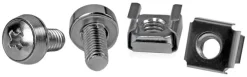 StarTech.com M6 Screws and Cage Nuts - 50 Pack - M6 Mounting