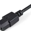 StarTech.com 1 m strömförlängningskabel, C14 till C13, 10 A