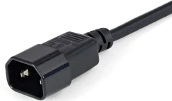 StarTech.com 1 m strömförlängningskabel, C14 till C13, 10 A