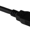 StarTech.com 1,5 m svart SuperSpeed USB 3.0-förlängningskabel