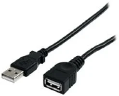 StarTech.com 3 m svart USB 2.0-förlängningskabel A till A M/F