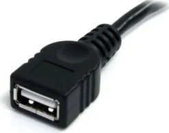 StarTech.com 3 m svart USB 2.0-förlängningskabel A till A M/F