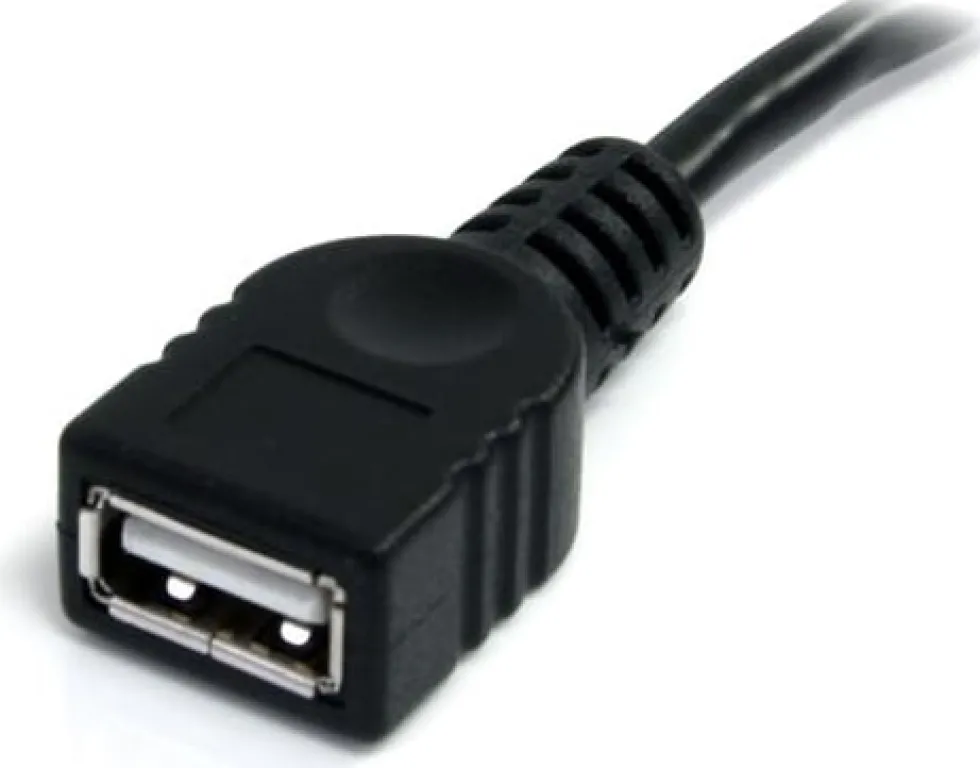 StarTech.com 3 m svart USB 2.0-förlängningskabel A till A M/F
