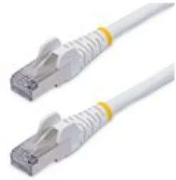 StarTech.com 12m White CAT8 Ethernet Cable, Snagless, S/FTP,