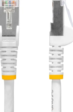 StarTech.com 12m White CAT8 Ethernet Cable, Snagless, S/FTP,