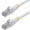 StarTech.com 15m White CAT8 Ethernet Cable, Snagless, S/FTP,