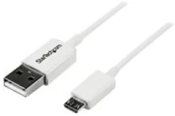 StarTech.com 0.5m White Micro USB Cable Cord - A to Micro B