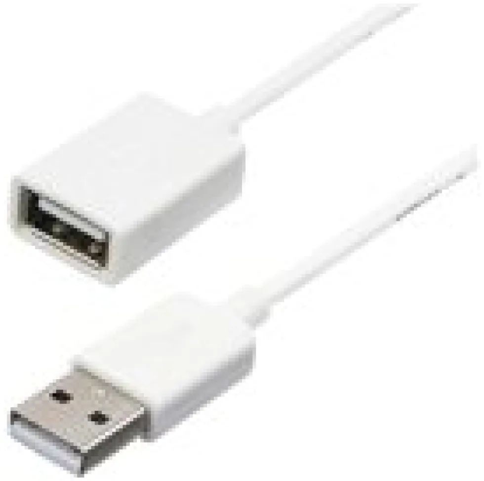 StarTech.com 1m White USB 2.0 Extension Cable Cord - A to A
