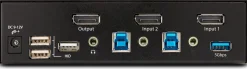 StarTech.com 2-Port DisplayPort KVM Switch, 8K 60Hz / 4K 144Hz,
