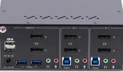 StarTech.com 2-Port Dual-Monitor DisplayPort KVM Switch, 4K