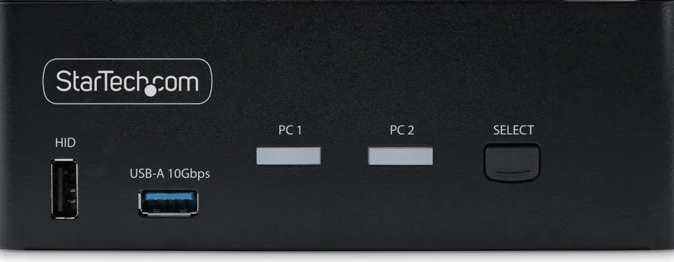 StarTech.com 2-Port Dual-Monitor DisplayPort KVM Switch, 8K 60Hz