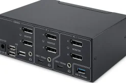 StarTech.com 2-Port Dual-Monitor DisplayPort KVM Switch, 8K 60Hz