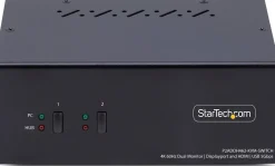 StarTech.com 2-Port Dual-Monitor DisplayPort en HDMI KVM Switch,