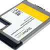StarTech.com 2 Port Flush Mount ExpressCard 54mm SuperSpeed USB