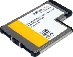 StarTech.com 2 Port Flush Mount ExpressCard 54mm SuperSpeed USB