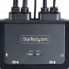 StarTech.com 2-Port Hybrid USB-C DisplayPort Cable KVM Switch,