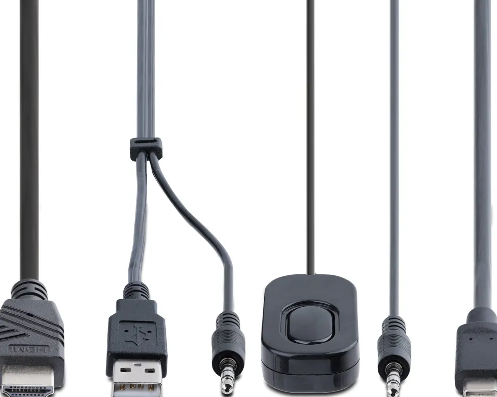 StarTech.com 2-Port Hybrid USB-C HDMI Cable KVM Switch, 4K 60Hz,