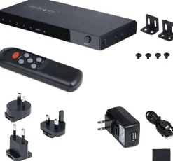 StarTech.com 4-Port 8K HDMI Switch, HDMI 2.1 Switcher 4K 120Hz