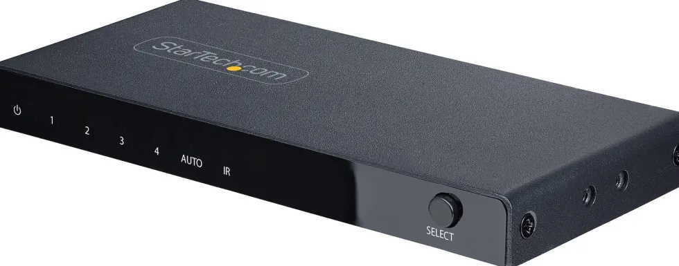 StarTech.com 4-Port 8K HDMI Switch, HDMI 2.1 Switcher 4K 120Hz