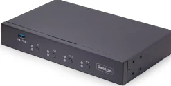 StarTech.com 4-Port KM Switch with Mouse Roaming, USB Switch for