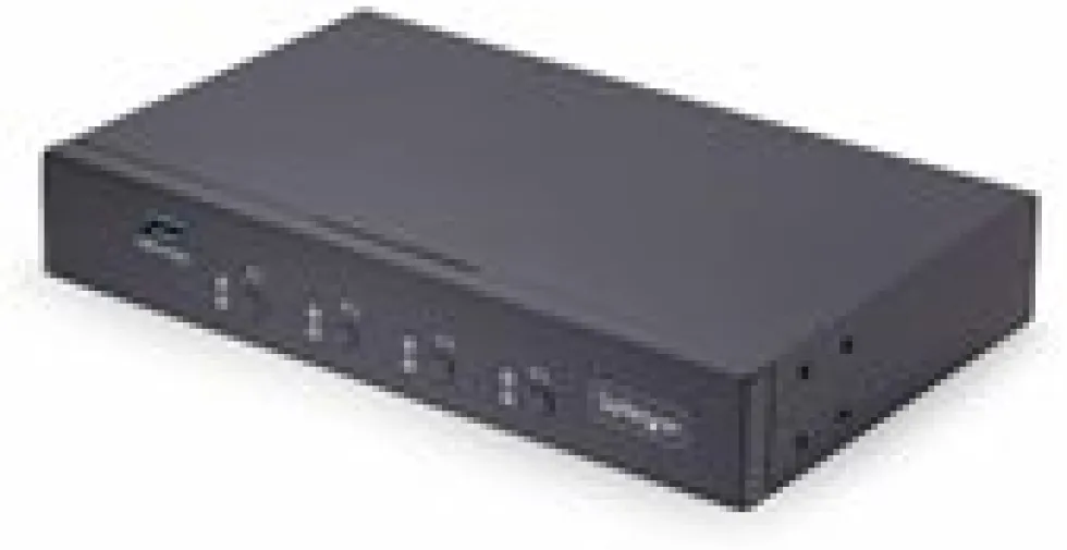 StarTech.com 4-Port KM Switch with Mouse Roaming, USB Switch for