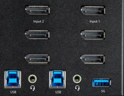 StarTech.com 2-ports DisplayPort KVM-switch för tre skärmar - 4K