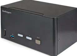 StarTech.com 2-ports DisplayPort KVM-switch för tre skärmar - 4K