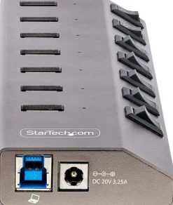 StarTech.com 7-Port Self-Powered USB-C Hub with Individual