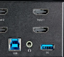 StarTech.com 2-ports HDMI KVM-switch för dubbla skärmar - 4K