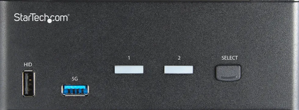 StarTech.com 2-ports HDMI KVM-switch för dubbla skärmar - 4K