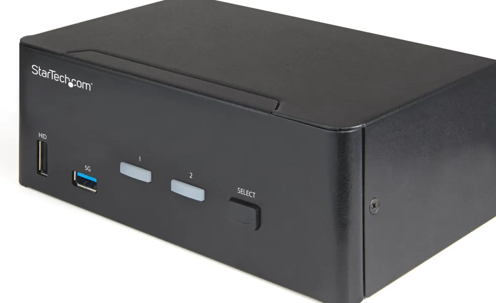 StarTech.com 2-ports HDMI KVM-switch för dubbla skärmar - 4K