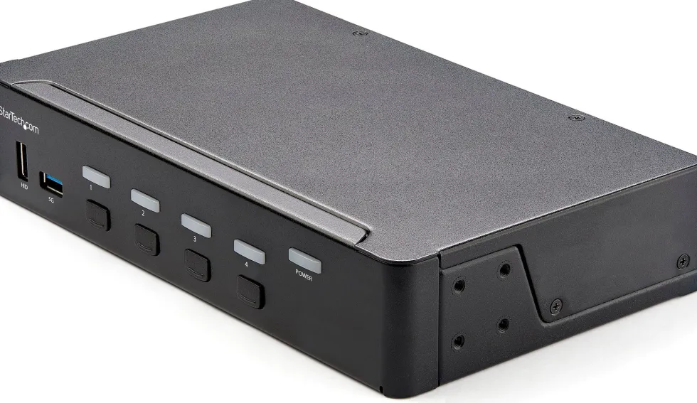 StarTech.com 4-ports HDMI KVM-switch - En skärm 4K 60 Hz Ultra