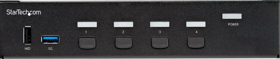 StarTech.com 4-ports HDMI KVM-switch - En skärm 4K 60 Hz Ultra