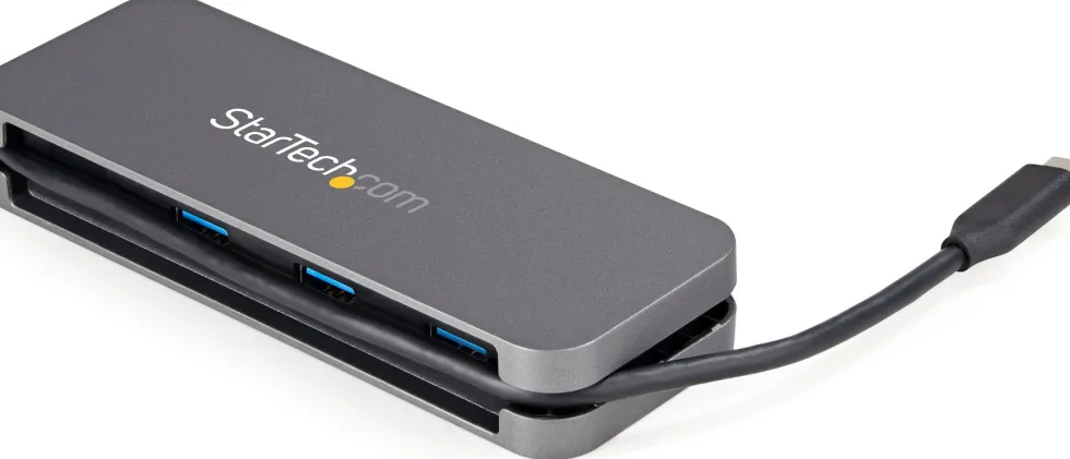 StarTech.com 4-port USB C-hubb - 3x USB-A/1x USB-C - 5 Gbps USB