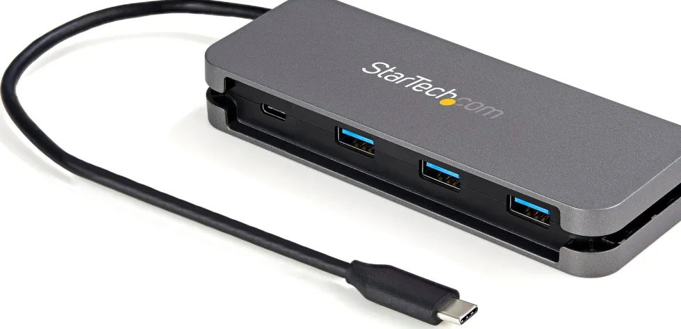 StarTech.com 4-port USB C-hubb - 3x USB-A/1x USB-C - 5 Gbps USB