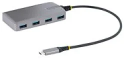 StarTech.com 4-Port USB-C Hub, USB 3.0 5Gbps, Bus Powered, USB