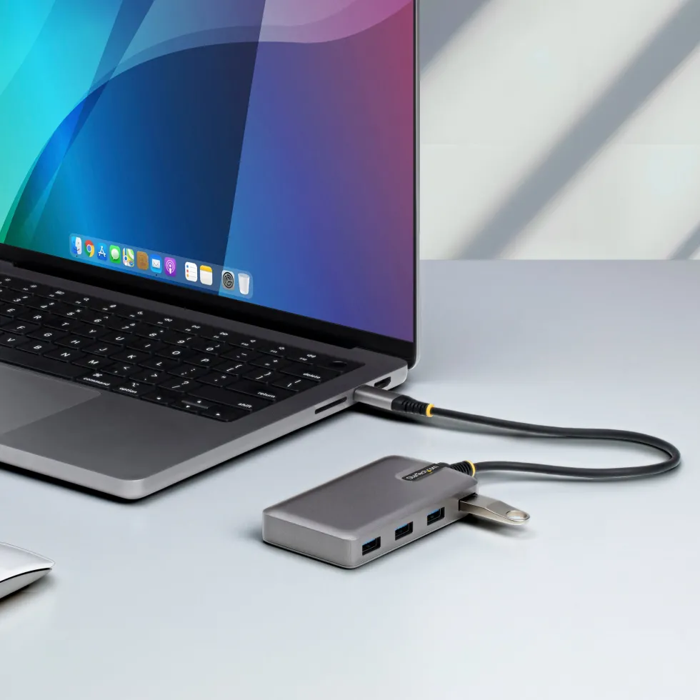 StarTech.com 4-Port USB-C Hub, USB 3.0 5Gbps, Bus Powered, USB
