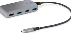 StarTech.com 4-Port USB-C Hub, USB 3.0 5Gbps, Bus Powered, USB