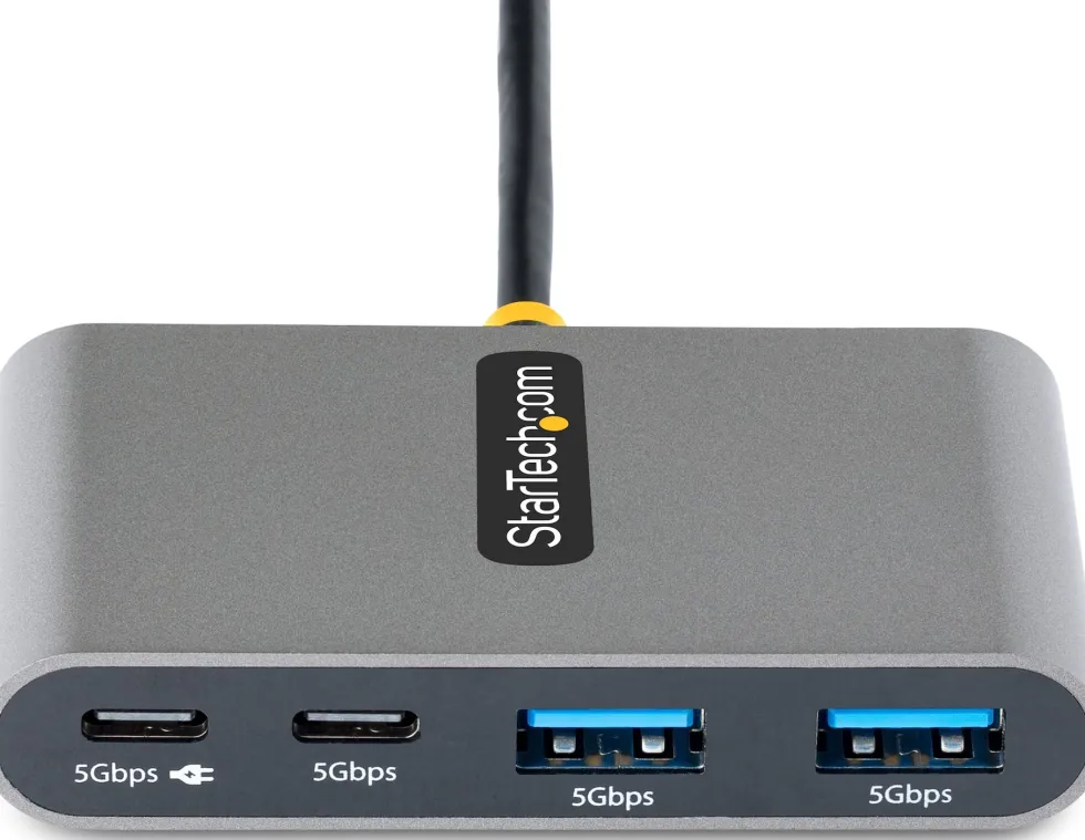 StarTech.com 4-Port USB-C Hub with 100W Power Delivery